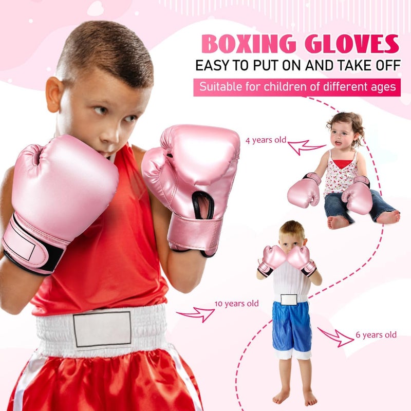 Veemoon Boxing Gloves for Kids,Toddler Punching Gloves Training Sparring Accessories Soft Foam Padding for Kickboxing Punching Bag Muay Thai - Boys and Girls Beginners for Ages 3-8 - Image 5